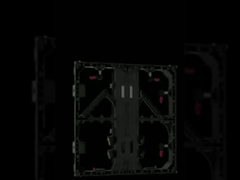 500mm*500mm アルミキャビネットは250mm*250mm LEDスクリーンモジュールに対応