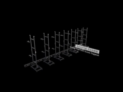 レンタルLEDディスプレイのベースとブラケット3 27sの設置