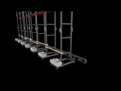 レンタルLEDディスプレイのベースとブラケット4 28秒の設置