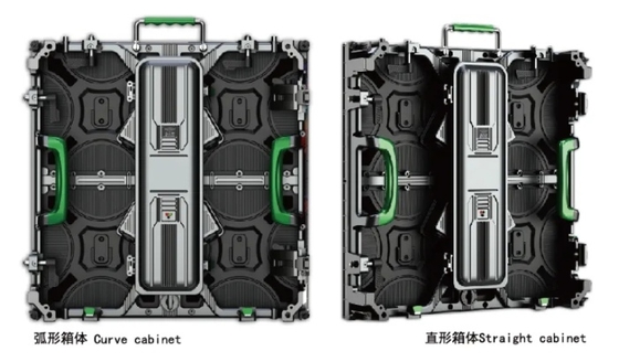 アルミニウム キャビネットのレンタルLED表示P3.91屋内屋外HD平らなLEDスクリーン