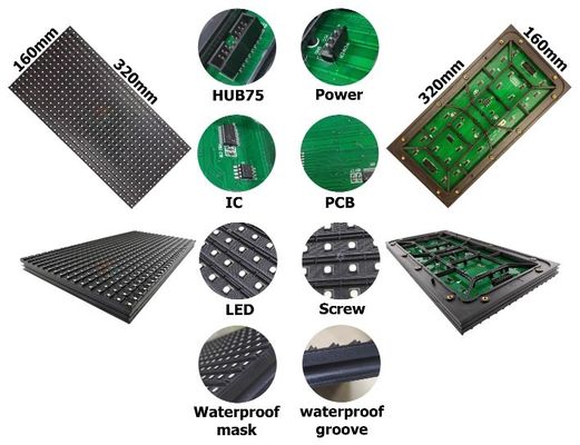 P4 P5 P6.67 屋外LEDビデオ壁 フルカラーLED画面 防水 小ピクセル