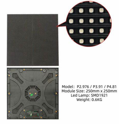 防水IP65 RGBはパネルの段階の背景幕P2.976 P3.91 P4.81を導いた