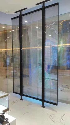 高透明度透明ガラスLEDスクリーン 広い視角と低消費電力