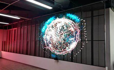 長寿命の 75% 透明ガラス LED スクリーン