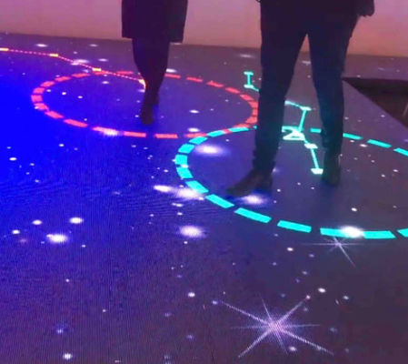 DMX制御,耐久性 LEDスクリーン 床タイル 室内 / 室外 高級 アルミ合金材料