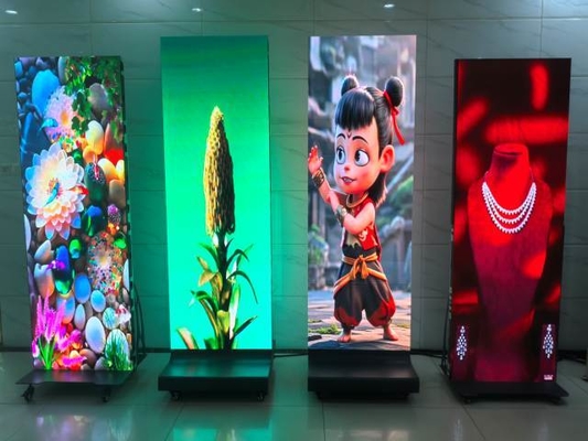 HD 屋内 P2.5 折りたたむ ブレケット ポスター ショッピングモール用 LED スクリーン ビデオ 壁
