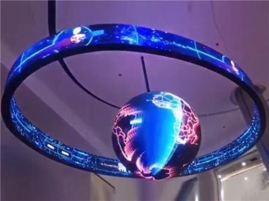 P1.86 柔らかいLEDディスプレイキャビネット 2800 ~ 3840 HZ 柔軟なモジュール