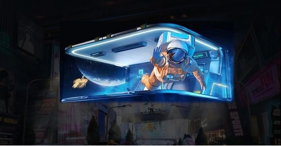 P5.71 RGB アルミニウムホルダー 屋外 裸眼3D プロフェッショナル LEDスクリーン