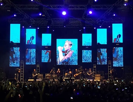 レンタル6500K色温度100000時間の寿命LEDのビデオ壁の