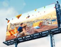 屋外高輝度P10デジタル看板 960*960mm 鉄製キャビネット 商業ディスプレイ用