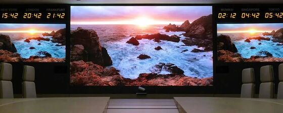 超薄22.5mm厚さLED軽量キャビネット 高解像度 会議室用