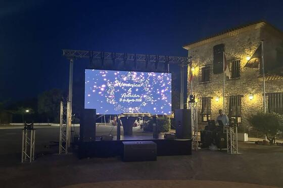 結婚式 LEDスクリーン 舞台背景 P5 LED 壁レンタル コンサート 舞台背景
