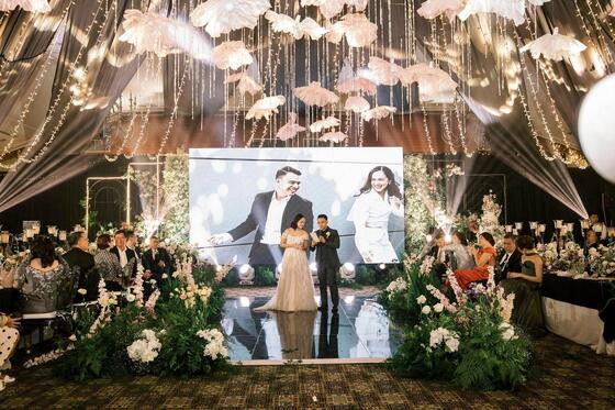 防水PH4.81mmの結婚式の導かれたスクリーンDJは表示1R1G1B ISO9001を導いた