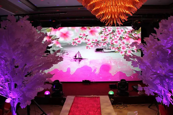 4500cd AC90Vの段階はスクリーンの背景幕の結婚式80mの見える距離を導いた