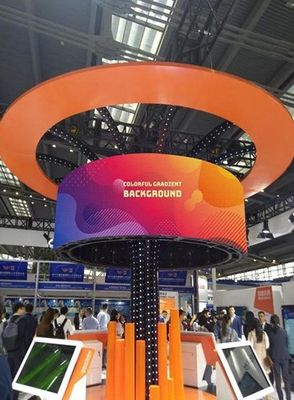 ポータブル屋内フルカラーLEDディスプレイボードスクリーン 800cd 250000ピクセル 超軽量