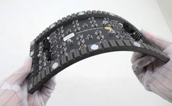 商業用LEDフレキシブルモジュール 小型ピッチP1.25カーテンディスプレイFPC 200W/M2