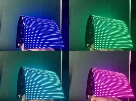 Longda フレキシブルモジュール P4 フレキシブルLEDディスプレイ ソフトモジュール 広告LEDビデオウォールスクリーンモジュール
