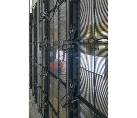HD P3.9mm 透明ガラスLED画面 格子窓ディスプレイ 4500cd/ M2