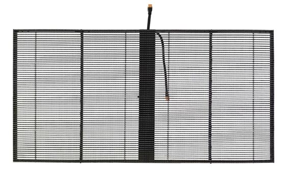 P3.9-7.8 サイズを調整できるLED透明画面,リフレッシュレート高,広視角